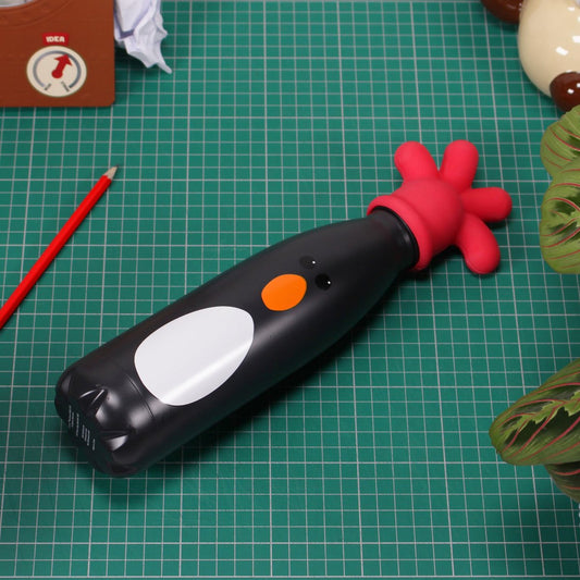 Wallace & Gromit Feathers McGraw water bottle at home