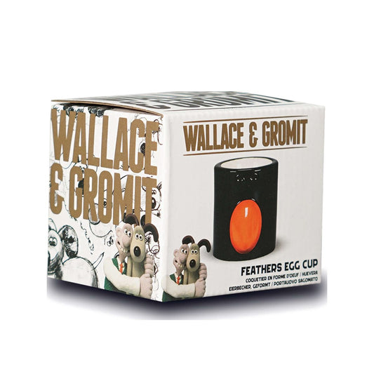 Wallace & Gromit Feathers McGraw egg cup in its gift box