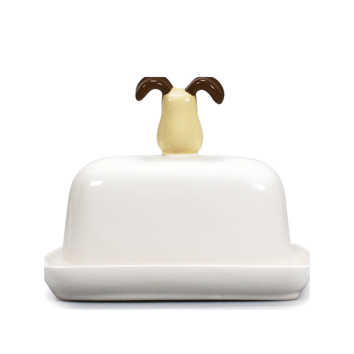 Wallace & Gromit Gromit butter dish, another view