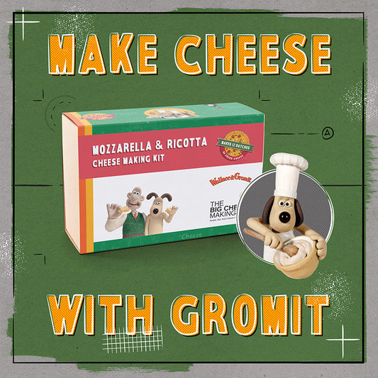 Wallace and Gromit Mozzarella & Ricotta Cheese Making Kit