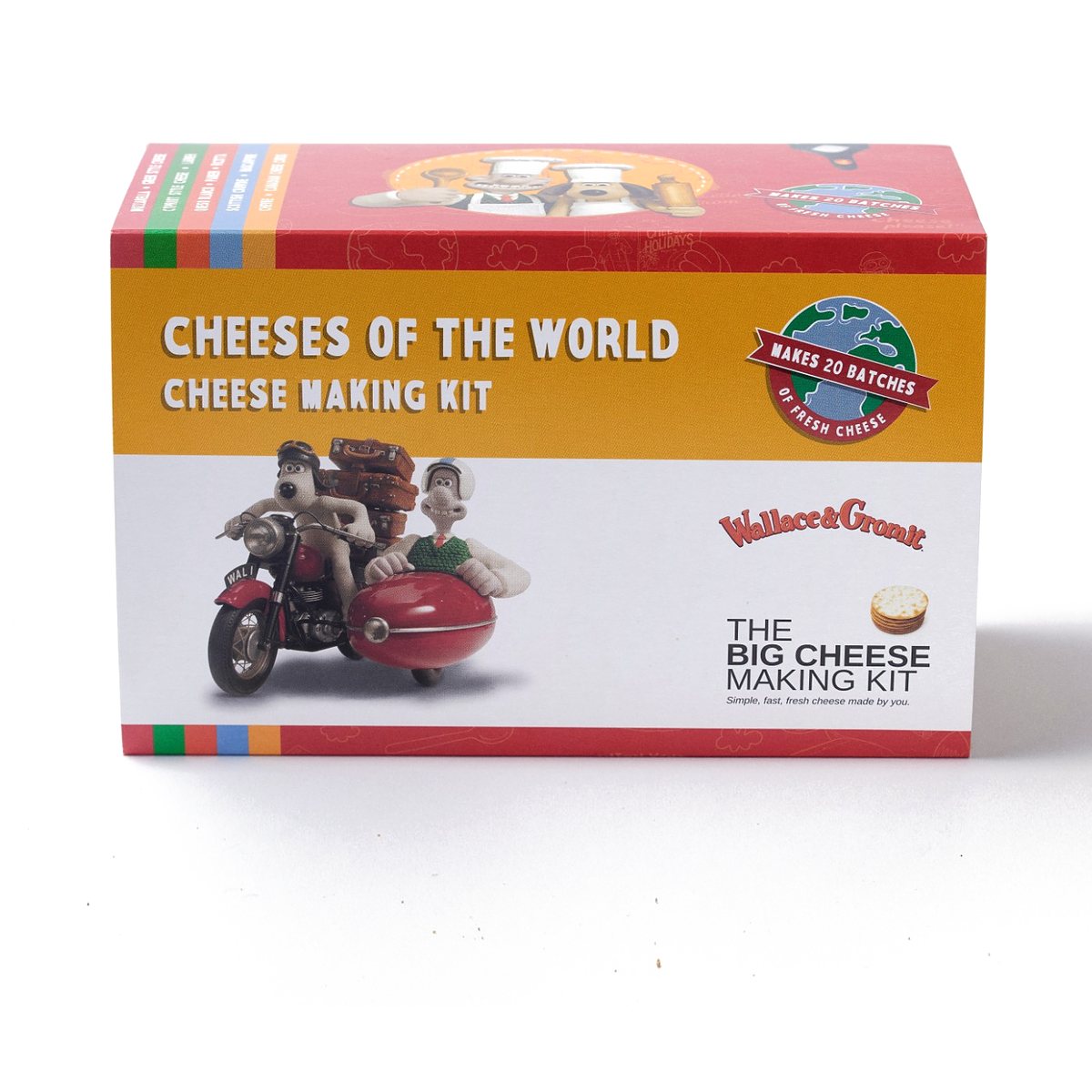 Wallace & Gromit Cheeses of the World Cheese Making Kit box