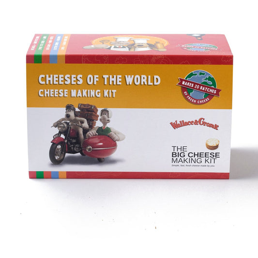 Wallace & Gromit Cheeses of the World Cheese Making Kit box