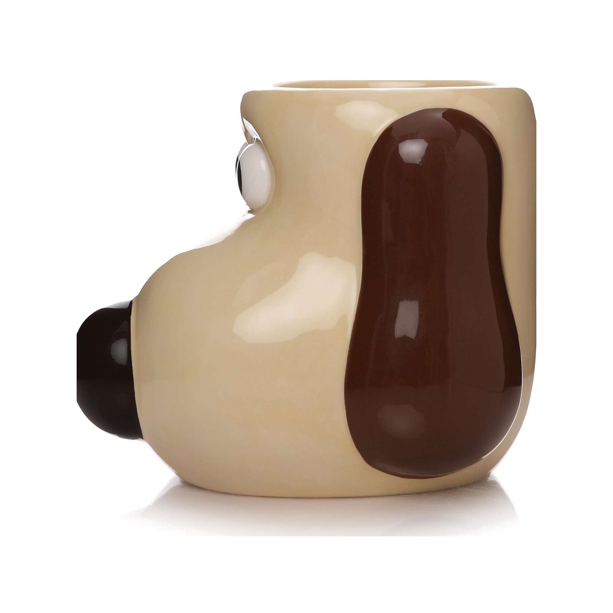 Wallace & Gromit Gromit Shaped Mug, another view