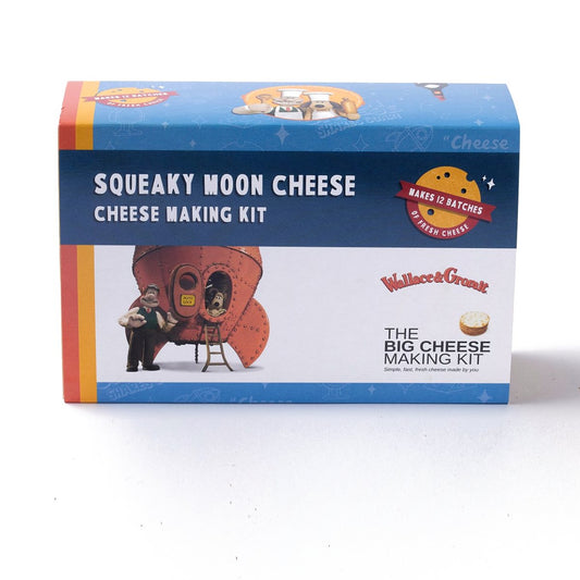Wallace & Gromit Squeaky Moon Cheese Making Kit box