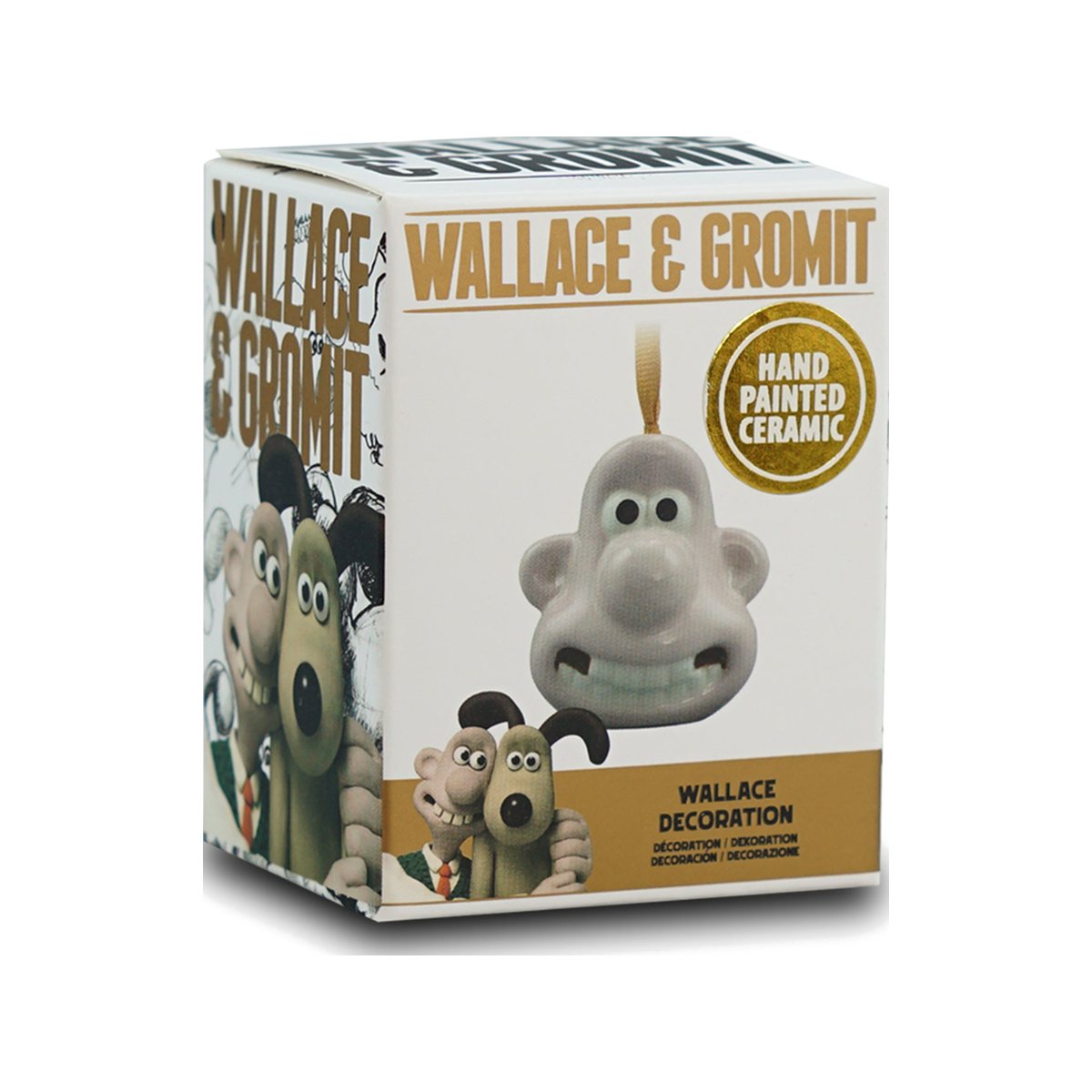 Wallace & Gromit Wallace Hanging Decoration in its gift box